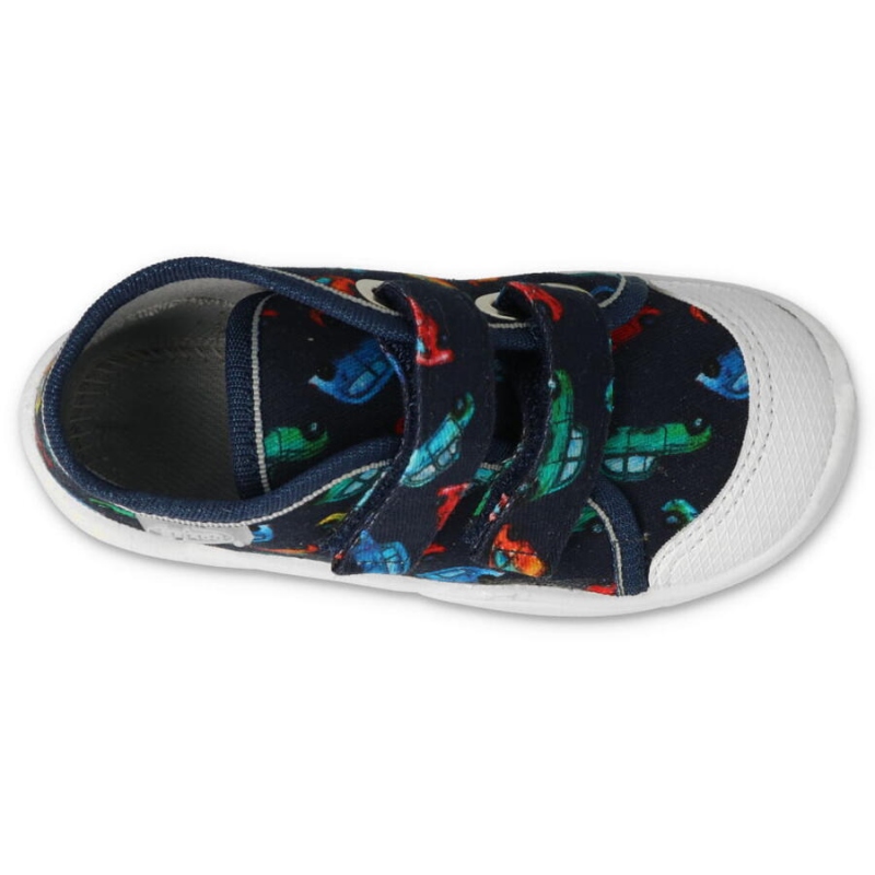 212P075 - chlapecké tenisky Befado modré, auta
