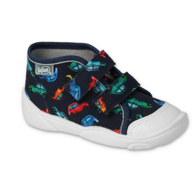 212P075 - chlapecké tenisky Befado modré, auta