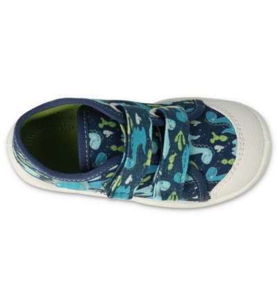 212P076 18 - chlapecké tenisky Befado modré, DINO