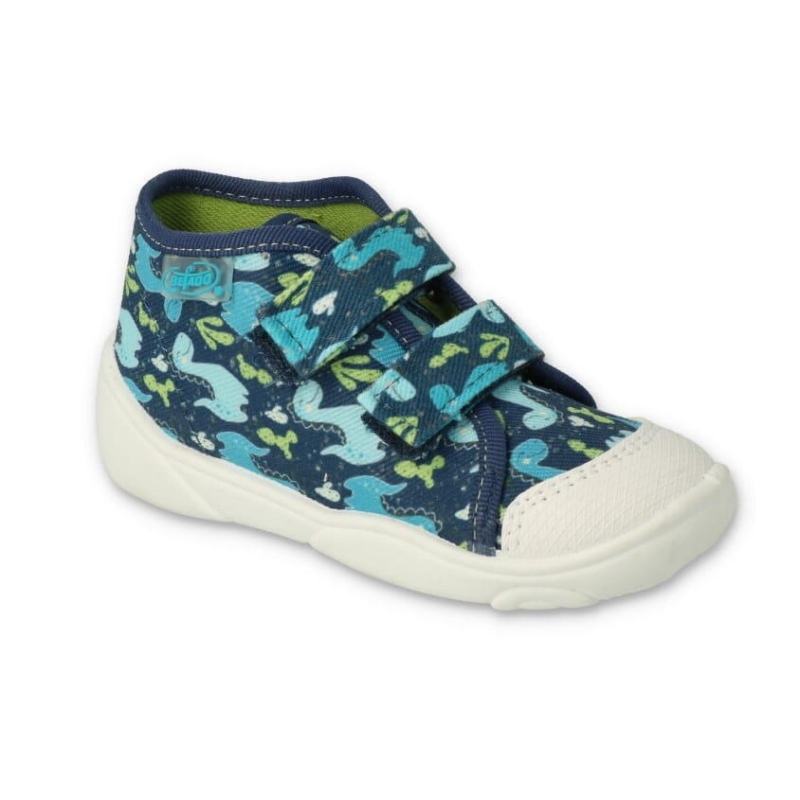212P076 18 - chlapecké tenisky Befado modré, DINO