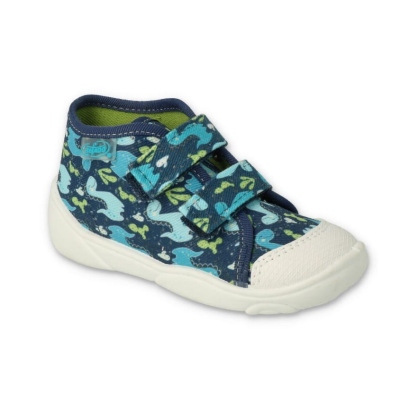 212P076 18 - chlapecké tenisky Befado modré, DINO