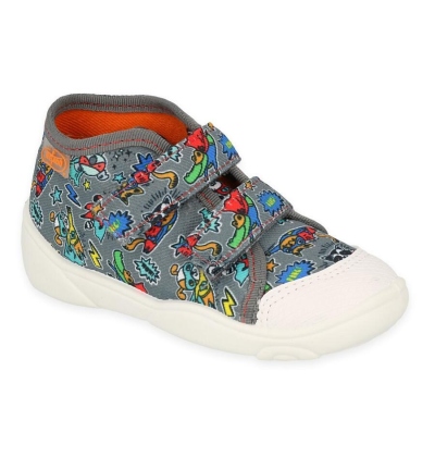 212P079 18 - chlapecké tenisky Befado šedé, HERO