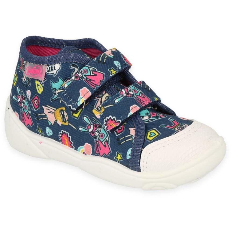 212P080 18 - dívčí tenisky Befado modré, HERO