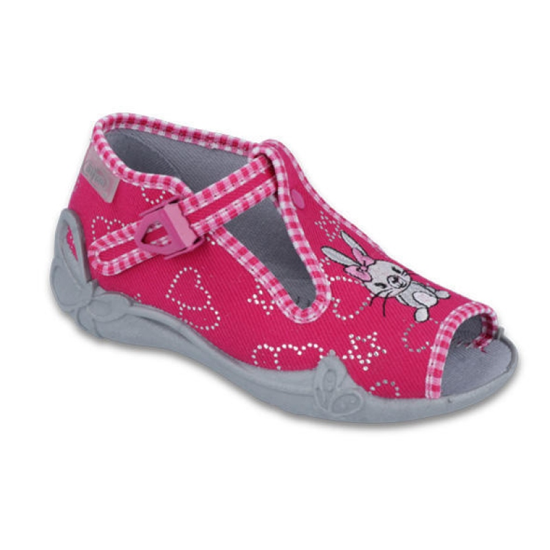 213P105 18 - dět.sandálek, růžová, králíček