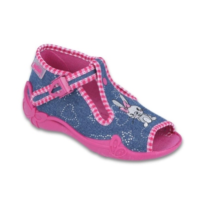 213P106 18 - dív.sandálek, modrý, králíček