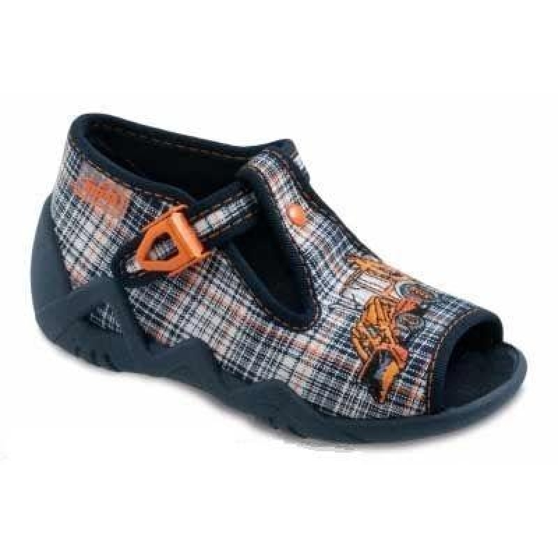 217P011 18 - dět.sandálek-SNAKE, káro, nakladač