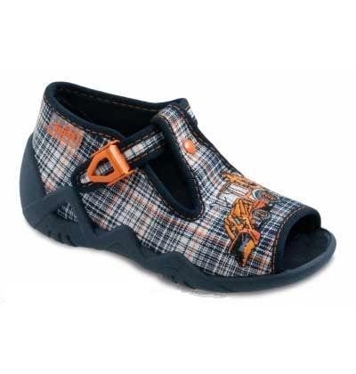 217P011 18 - dět.sandálek-SNAKE, káro, nakladač