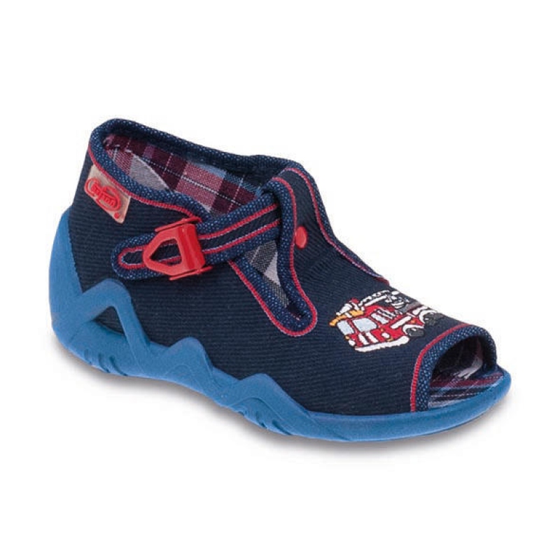 217P044 20 - dět.sandálek-SNAKE, tm.modrá