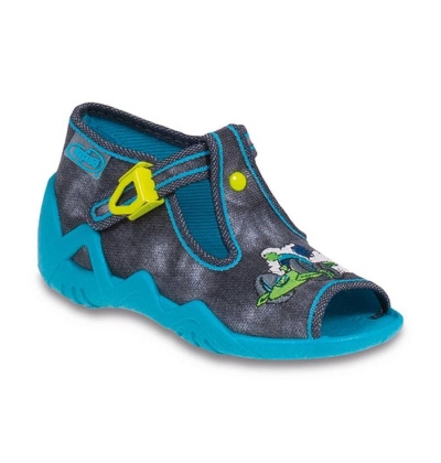 217P060 18 - dět.sandálek-batika šedočerná,motorka