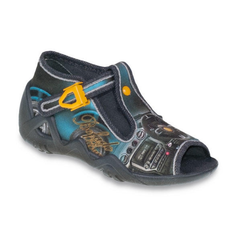 217P082 18 - chlapecké sandálky Befado, volant