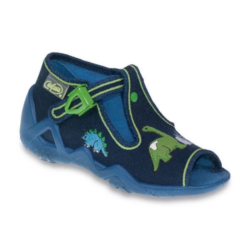 217P084 19 - dět.sandálek,tm.m.,dinosaurus