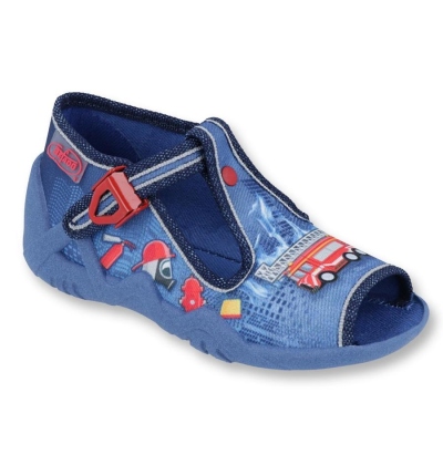 217P101 18 - chl.sandálek, modrá, hasiči