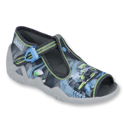 217P102 18 - chl.sandálek, šedá, formule F1