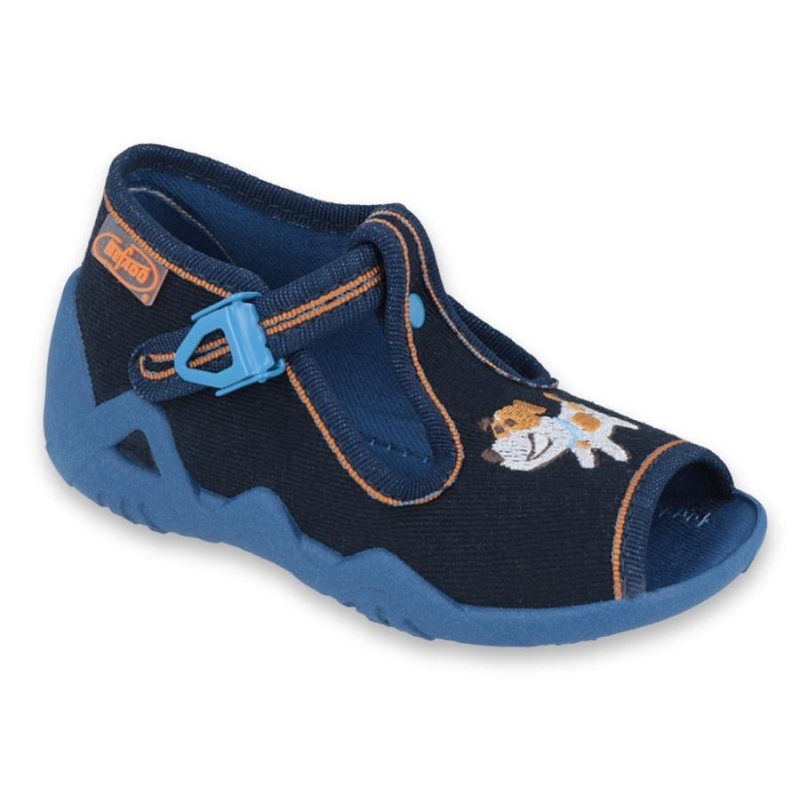 217P105 18 - chlapecký sandálek modrý, pejsek