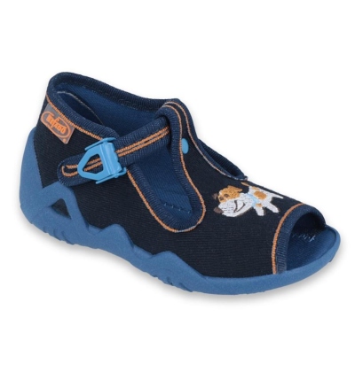 217P105 18 - chlapecký sandálek modrý, pejsek