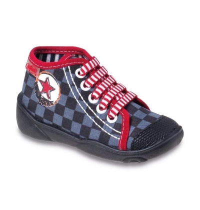 218P018 18 - tenisky-kotníčkové, šachovnice