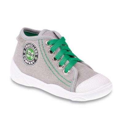 218P042 20 - tenisky-kotníčk., chl., šedá