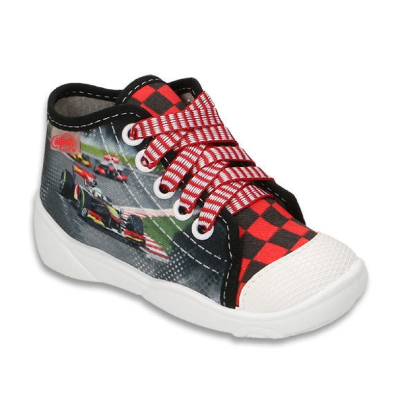 218P050 18-tenisky-kotníčk,šedá,šachovnice,formule