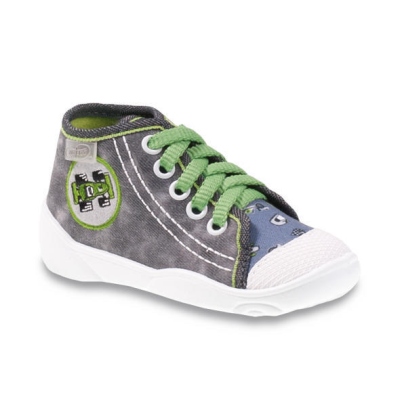 218P052 18 - tenisky-kotníčk.,šedý maskáč, formule