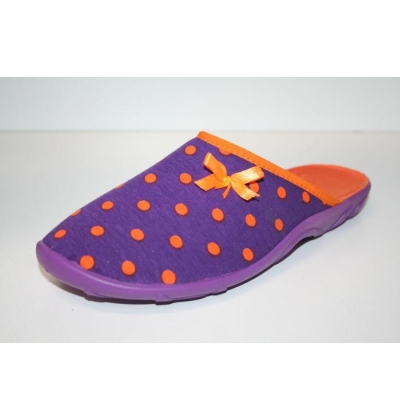 235D076 38 Befado PAULA ZŠ fialová s oranž.tečkami