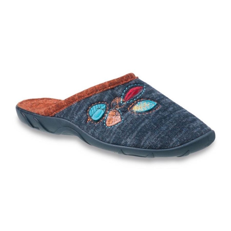 235D153 36 - PAULA ZŠ, tm.modrá, barevné lístečky