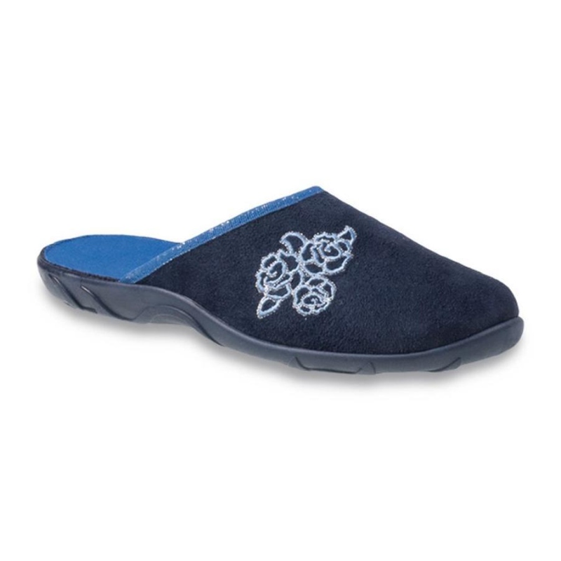 235D157 36 - PAULA ZŠ, tm.modrá,květinový ornament