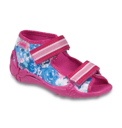 242P039 20 - dívčí sandálky Befado, modrorůžová
