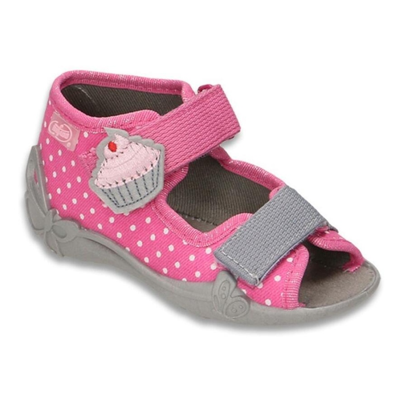 242P061 20 - dívčí sandálky Befado růžové, dortík