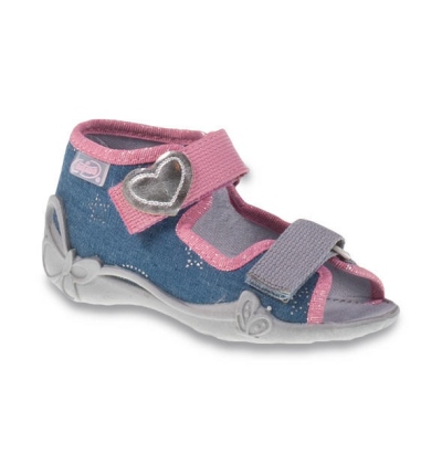 242P074 18 - dívčí 2 SZ, modrá, stříbrné srdíčko