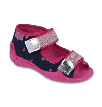 242P084 18 - dívčí 2 SZ, tm.modrá s hvězdičkami