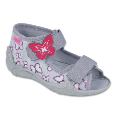 242P090 18 - dívčí 2 SZ,šedá,motýl