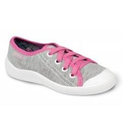 244X005 25 - dív.tenisky šněr., šedý melír