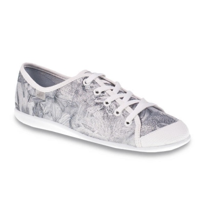 248Q023 36 - dív.tenisky,šněrov.,šedá batika,leskl