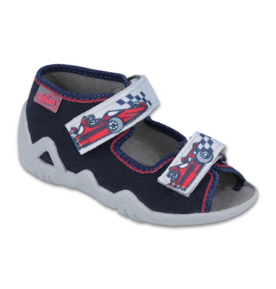 250P084 18 - chl.sandálek 2SZ, tm.modrá, formule