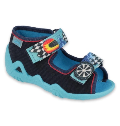 250P095 18 - chlapecké sandálky 2SZ modré,SUPERCAR