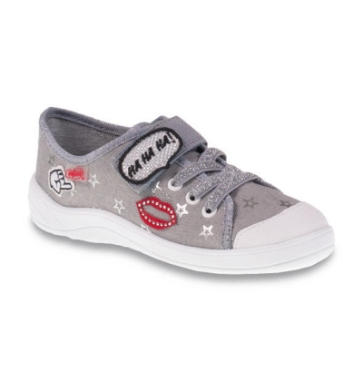 251Q095 37 - dívčí tenisky, 1 SZ, šedá,