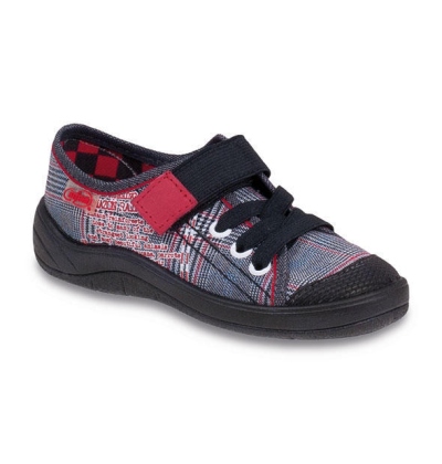 251X024 30 - chlapecké tenisky 1SZ, šedočervené