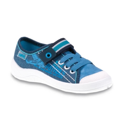 251X092 25 - chl. šněr.tenisky1SZ, středně modrá