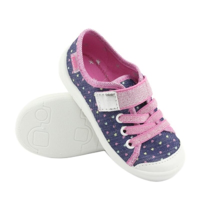 251X135 25 - dív.šněr.tenisky1SZ, modrá, tečky