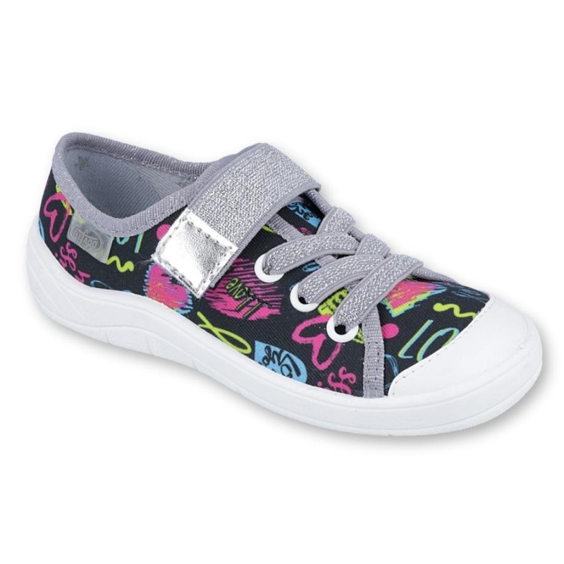 251X137 25 - dív.šněr.tenisky1SZ, černá, LOVE