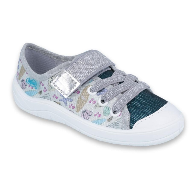 251X145 25 - dív.šněr.tenisky1SZ, šedá, motiv moře