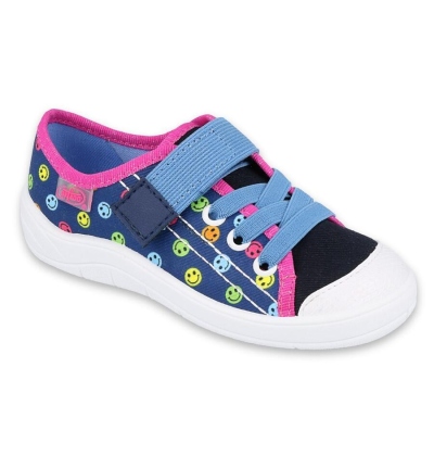 251X162 25 - dívčí tenisky Befado 1SZ modré, smile