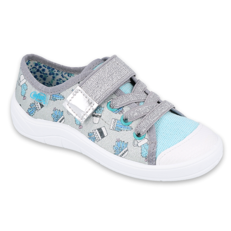 251X168 25 - dívčí tenisky Befado 1SZ šedo-modré
