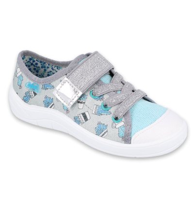 251X168 25 - dívčí tenisky Befado 1SZ šedo-modré