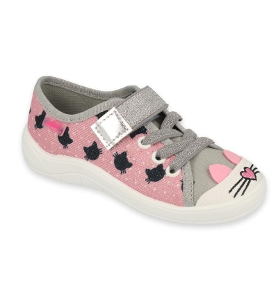 251X184 25 - dívčí tenisky Befado 1SZ,růž.,kočička