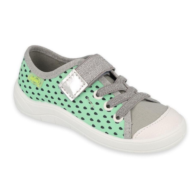251X189 25 - dívčí tenisky Befado 1SZ zelené,tečky