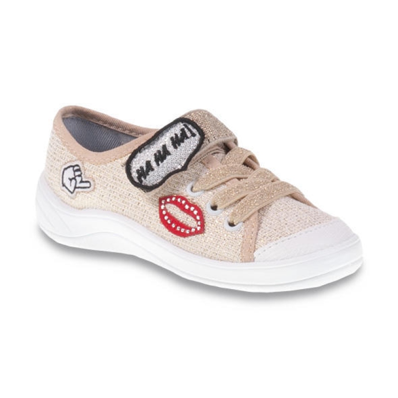 251Y098 31 - dívčí tenisky, 1 SZ, zlatá, 