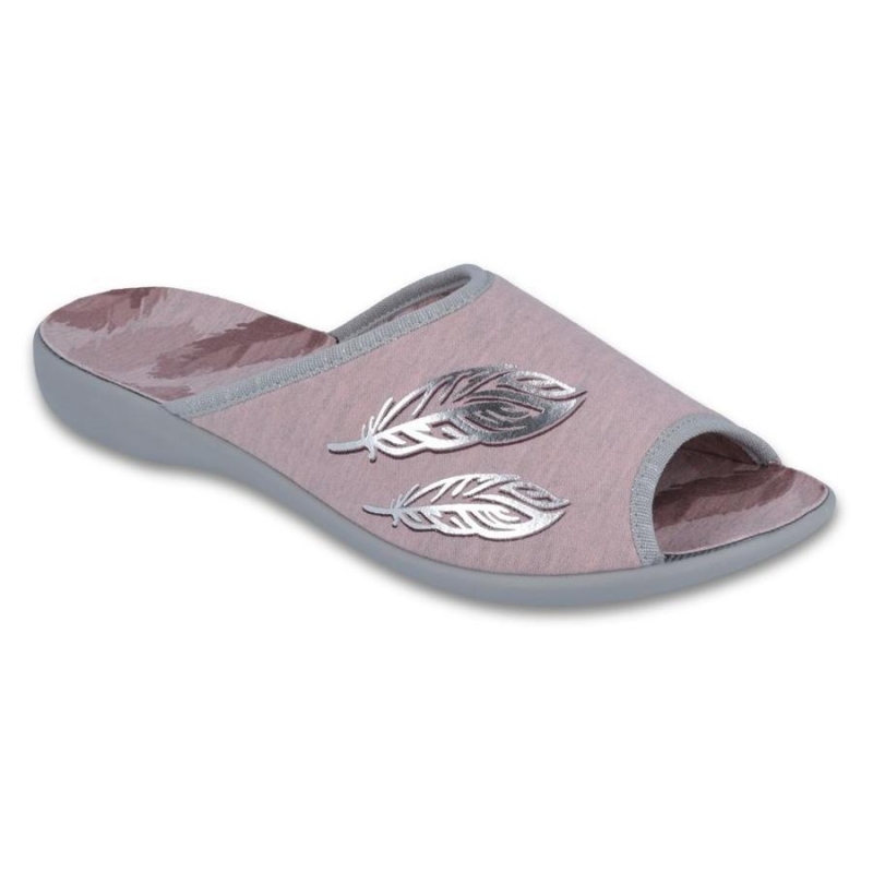 254D098 36 - VIKI OŠ, béžová s lesklými lístky