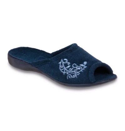 256D014 37 - VIKI OŠ, pantofle, celofroté, modrá