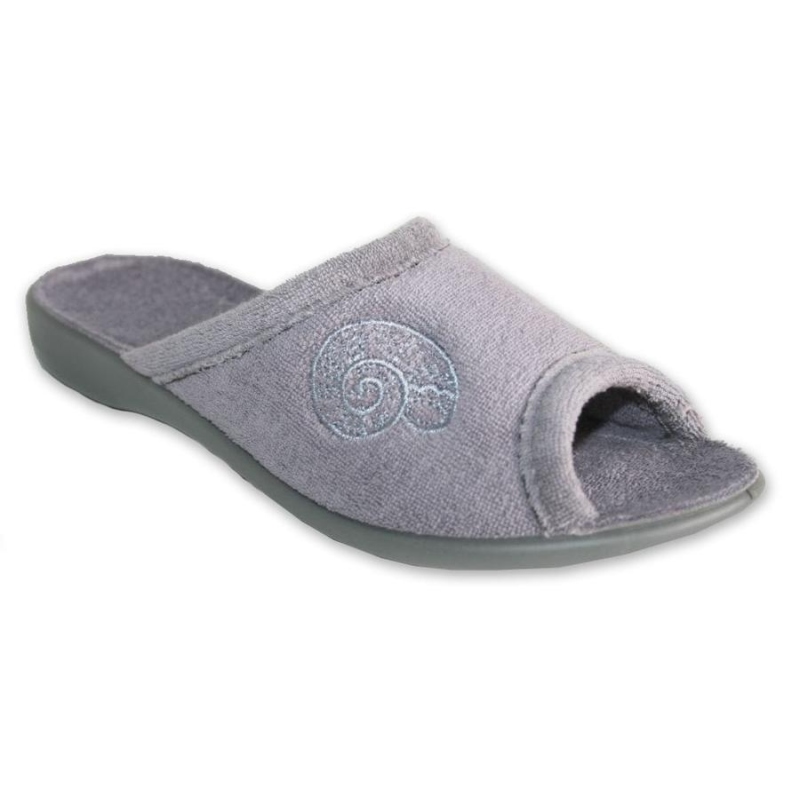 256D018 37 - VIKI OŠ, pantofle, celofroté, šedá